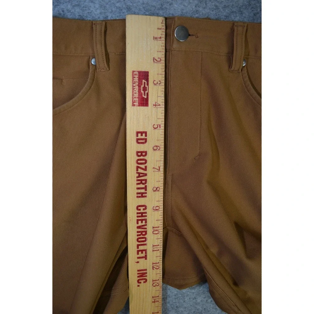 Lululemon Crop Pant Mens Sz 33 (33x30) Copper Brown ABC Relaxed Fit Cord Stretch